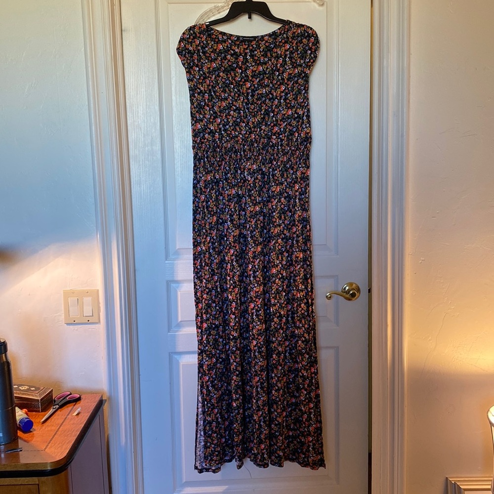 INC Empire Waist Floral Maxi Dress